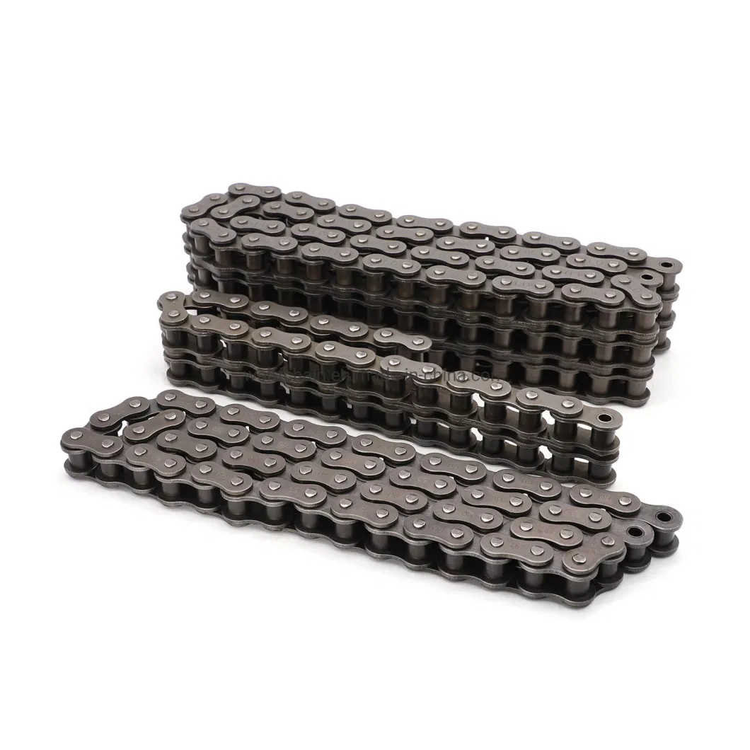 Hardware Use for Motorcycle/Bicycle Chain Four Sides Riveting Combine Harvester Stainless Steel Transmission Chain Conveyor Chain Roller Chain Motorcycle Chain